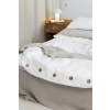 Poszewka na kołdrę z guzikami off white Premium